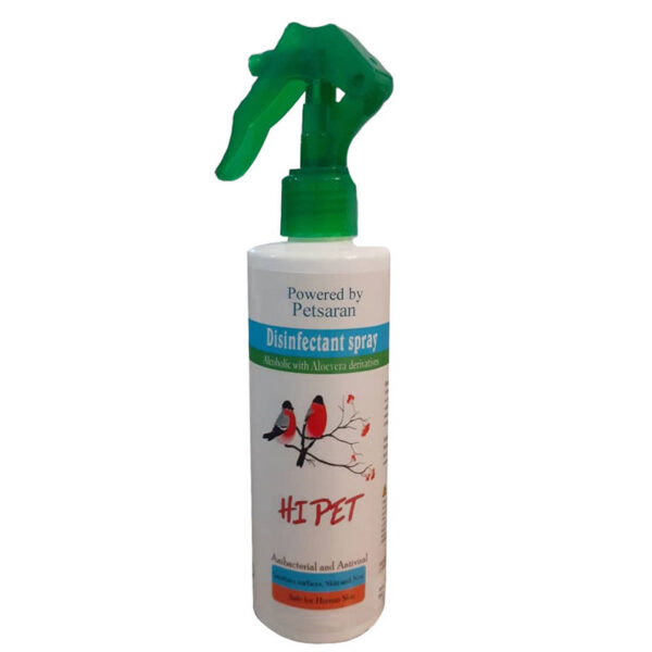 اسپری ضدعفونی کننده پرندگان های پت HiPet Bird Disinfectant Spray حجم 250 میلی‌لیتر