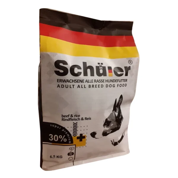 غذای خشک سگ بالغ شولر با طعم گوشت گاو و برنج Schuler Adult All Breed Beef & Rice Dog Food وزن ۶.۵ کیلوگرم