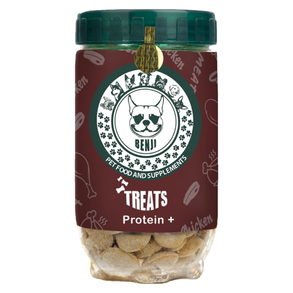 مکمل غذایی سگ بنجی مدل Protein Plus وزن 230 گرم