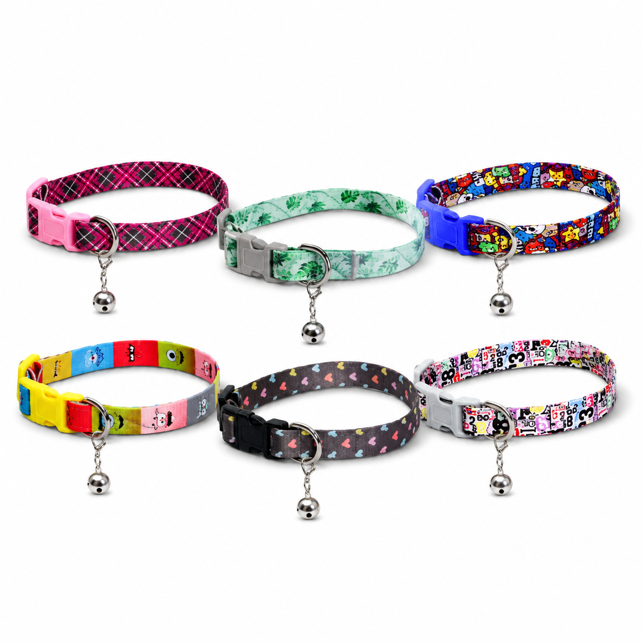 278ec7fd-d5eb-4804-b217-c0aedc1e38f2 قلاده گردنی سگ مدل پترن بدون لید Ninapet Pattern Dog Collar سایز ۲ نیناپت - Image 1