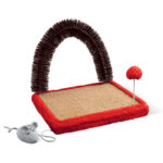 اسکرچر زمینی گربه برس دار نیناپت Ninapet cat scratcher with brush - Image 3