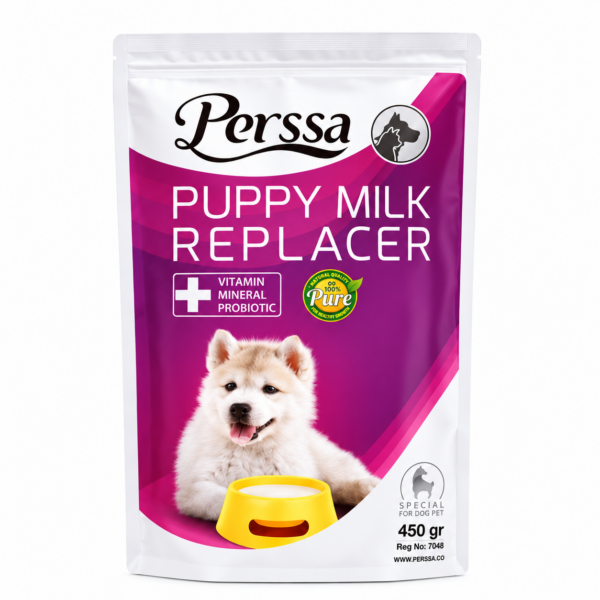 شیر خشک نوزاد سگ پرسا Perssa Puppy Milk Powder وزن ۴۵۰ گرم