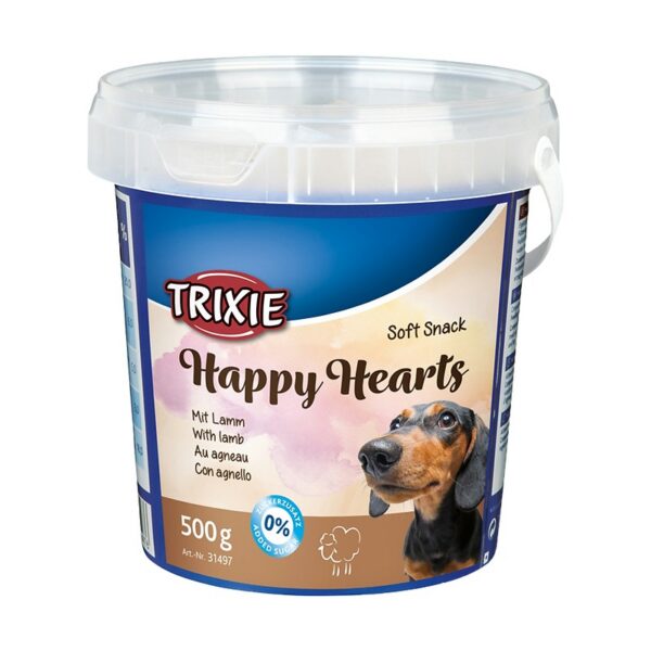 تشویقی سگ تریکسی با طعم بره Trixie Happy Hearts وزن 500 گرم