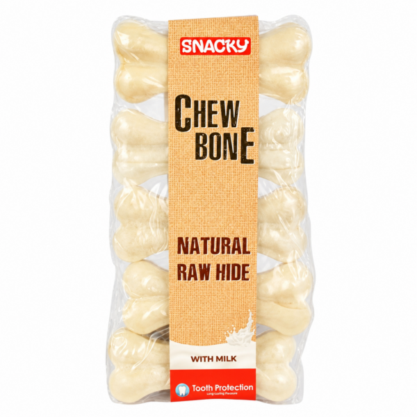 استخوان ژلاتینی سگ ۷.۵ سانتی Chew Bone Dog Treat تعداد 5 عدد