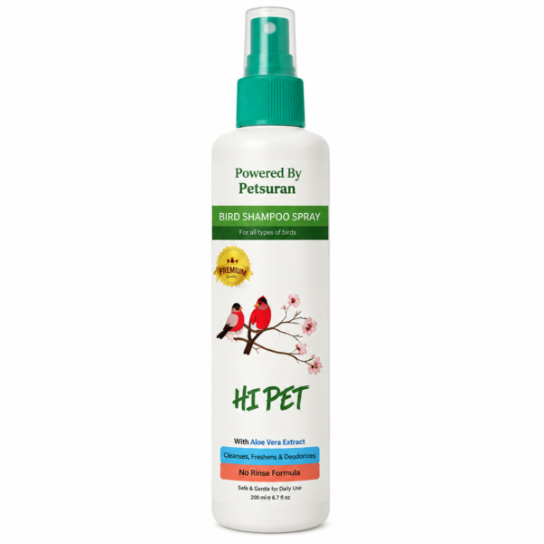 شامپو اسپری پرنده های پت HI Pet Bird Spray Shampoo حجم 200 میلی لیتر