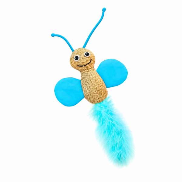 اسباب‌بازی گربه ام پت مدل پروانه بلک لایت M-Pets Black Light Butterfly Cat Toy