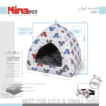 لانه سگ و گربه نیناپت مدل سه گوش Ninapet VIP - Image 2
