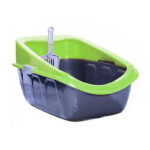 ظرف خاک گربه هپی پت طرح جورج لبه‌دار به همراه بیلچه Happy Pet George Cat Litter Tray with Rim & Scoop - Image 4