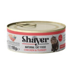 کنسرو نچرال گربه با طعم مرغ و بوقلمون شایر Shayer Natural With Chicken & Turkey وزن 110 گرم - Image 5