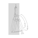 قلاده کتفی سگ ساده همراه با لید نیناپت  Ninapet Dog Step-in Harness with Lead سایز ۲ - Image 2