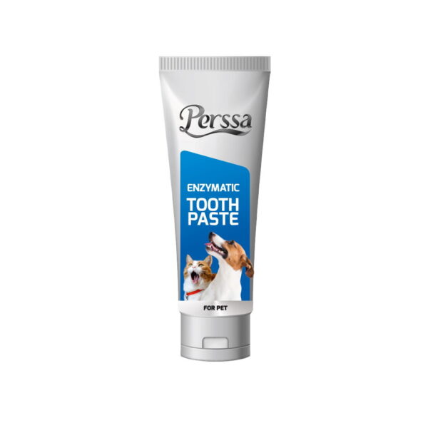 خمیر دندان آنزیمی مخصوص سگ و گربه پرسا Perssa Dog & Cat Enzymatic Toothpaste وزن 100 گرم