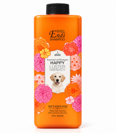 شامپو ضد التهاب و درخشندگی مو سگ اندی Endi Luster Hair Beauty Dog Shampoo حجم 500 میلی لیتر