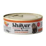 کنسرو نچرال گربه شایر با طعم ماهی تن و کدو حلوایی Shayer Natural With Tuna & Pumpkin وزن 110 گرم - Image 2