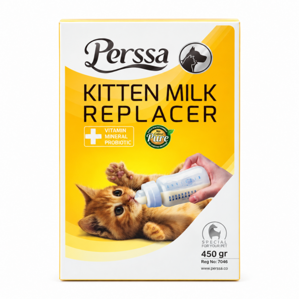 شیر خشک بچه گربه پرسا مدل Perssa Kitten Milk Replacer وزن ۴۵۰ گرم