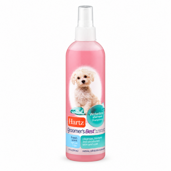 شامپو بدون آب سگ هارتز مدل Hartz Groomer’s Best Waterless Dog Shampoo حجم ۳۵۵ میلی‌لیتر