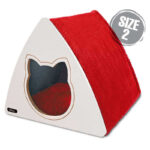 لانه سه گوش گربه نیناپت سایز 2 NinaPet Triangle Cat House - Image 4