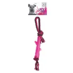 اسباب بازی طنابی و دنتال سگ ام پتس مدل تنه درخت M-PETS Twist Stick Dog Toy