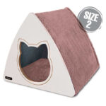 لانه سه گوش گربه نیناپت سایز 2 NinaPet Triangle Cat House - Image 6