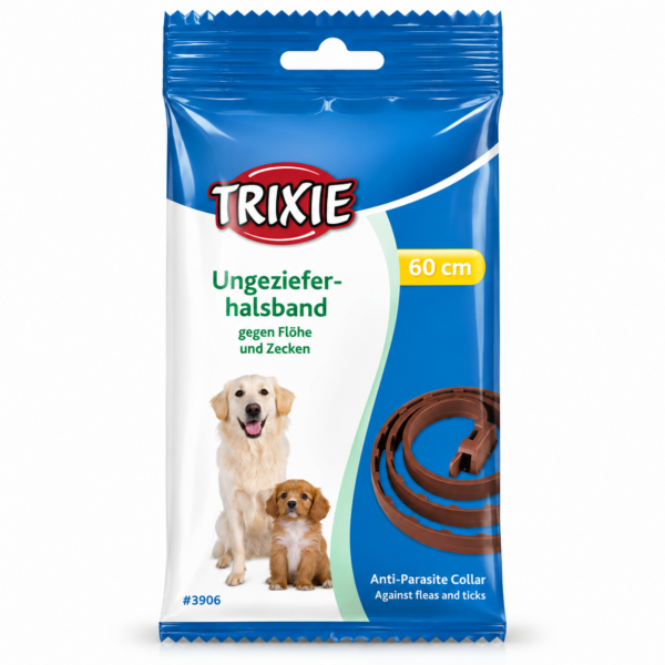 قلاده ضد کک و کنه سگ تریکسی مدل Trixie Anti Parasite Dog Collar طول 60 سانتی‌متر