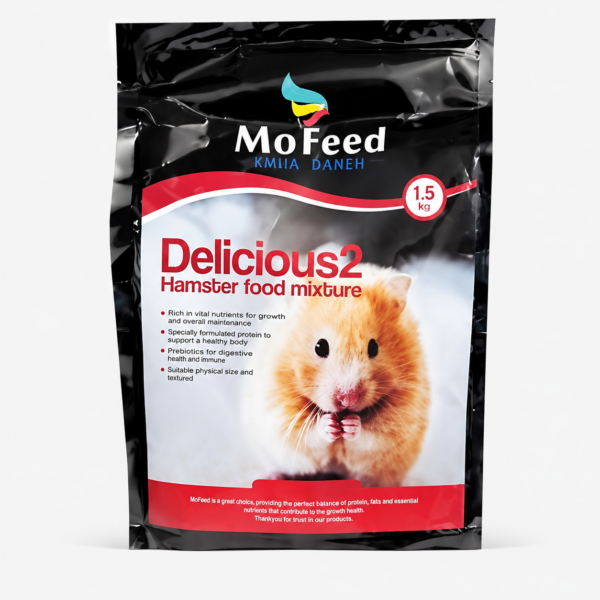 غذای همستر مفید مدل Mofeed Delicious2 Hamster Food وزن ۱.۵ کیلوگرم