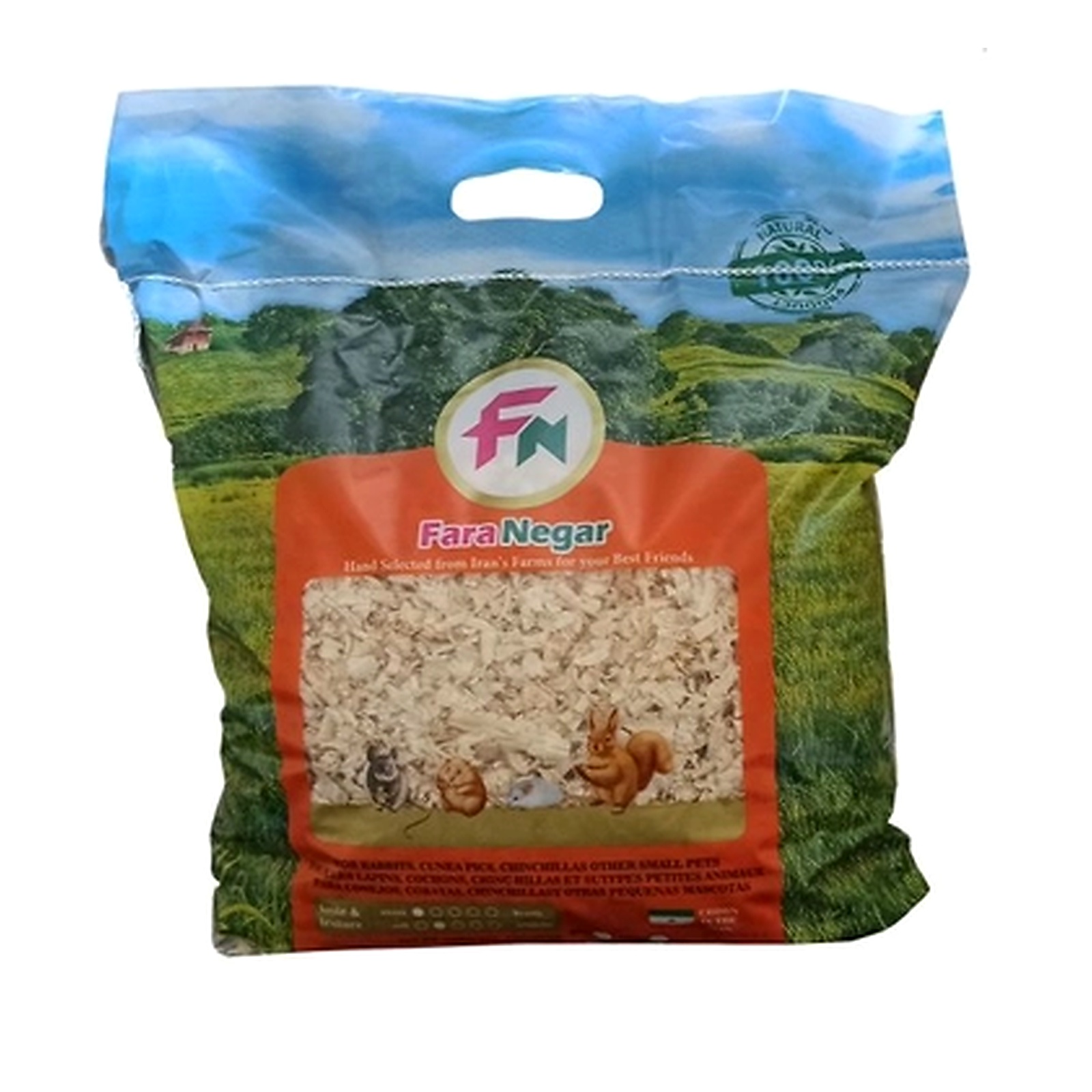 faranegar_rodent_bedding_woocommerce پوشال بستر جوندگان فرانگر Franger Rodent Bedding وزن ۱ کیلوگرم - Image 1