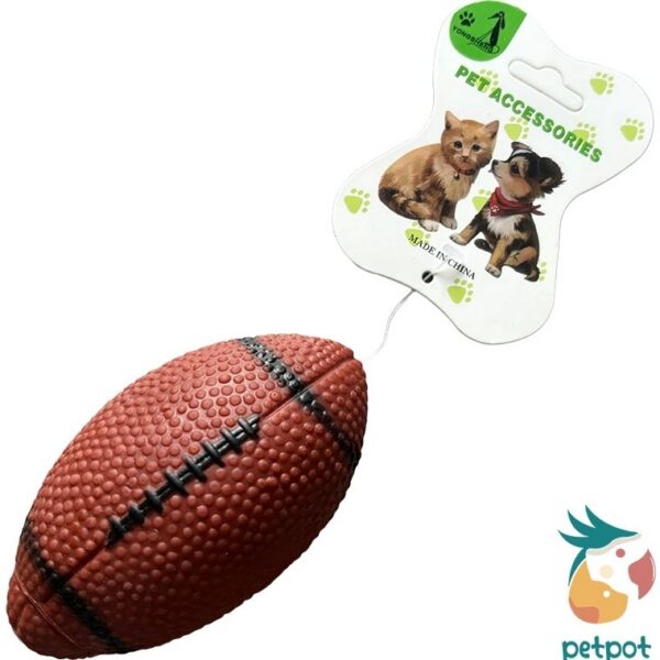 اسباب‌بازی سگ Baseball Ball Dog Toy طرح توپ بیسبال