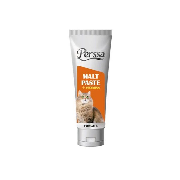 خمیر مالت ویتامینه، مخصوص گربه پرسا Perssa Cat Malt Paste Anti Hairball and Vitamin وزن 100 گرم
