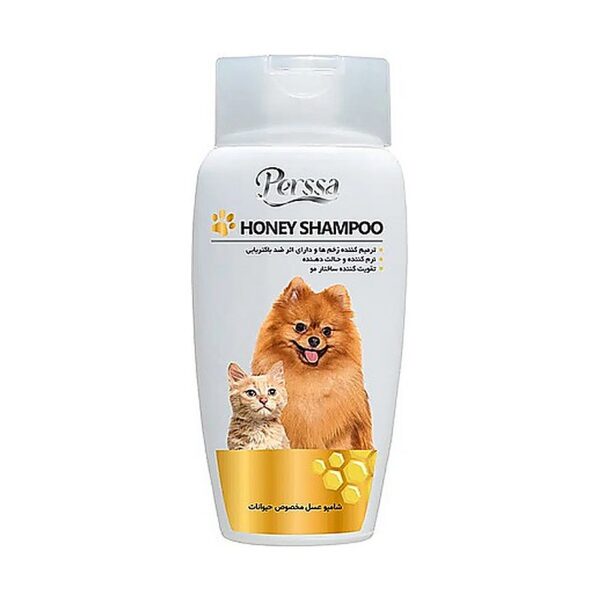 شامپو عسل مخصوص حیوانات پرسا Perssa Honey Pet Shampoo حجم ۲۵۰ میلی‌لیتر
