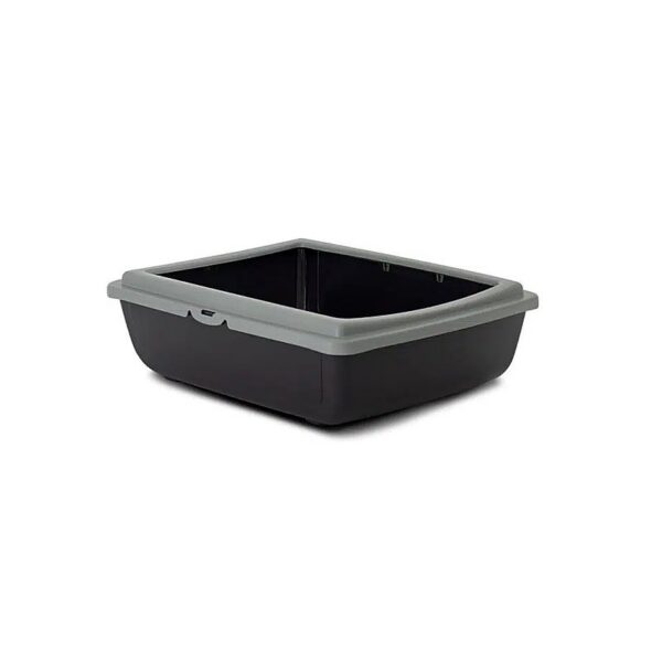 ظرف خاک لبه‌دار گربه یو اس پت مدل جولیت USPET Juliet Edged Cat Toilet