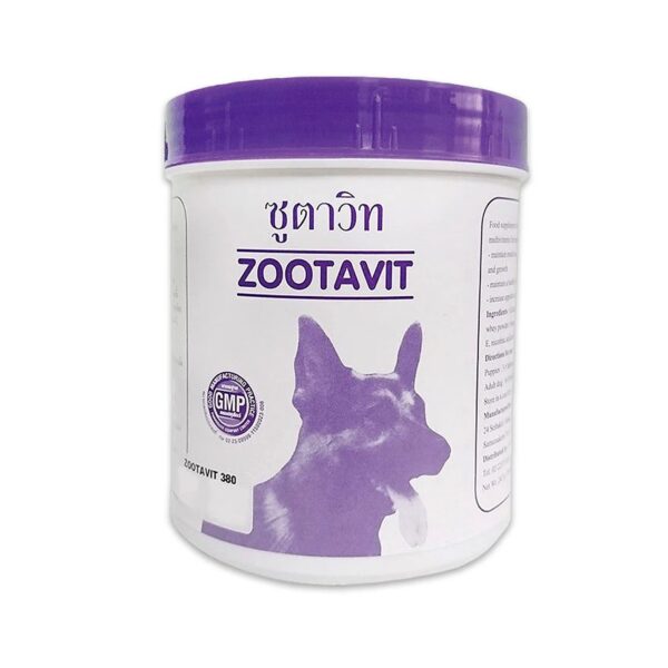 مکمل غذایی سگ زوتاویت مدل Zootavit Dog Supplement Tablets بسته 380 عددی