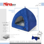 لانه سگ و گربه نیناپت طرح سه گوش Ninapet