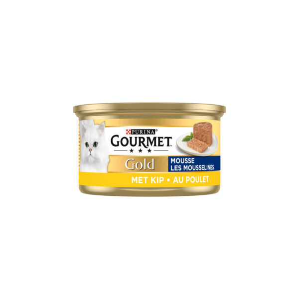 کنسرو گربه گورمت با طعم مرغ مدل Gourmet Tavuklu وزن 85 گرم