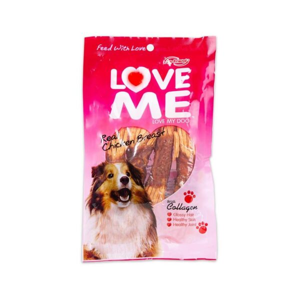 تشویقی سگ مدل هویجی لاومی Love Me Dog Treat Carrot وزن 60 گرم