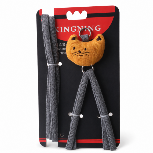 ست قلاده کتفی و بند سگ و گربه Pet Harness & Leash Set طرح گربه