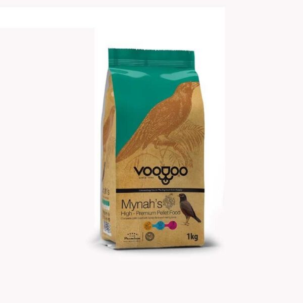 غذای خشک مرغ مینا وودو Voodoo Myna Bird Food وزن ۱ کیلوگرم