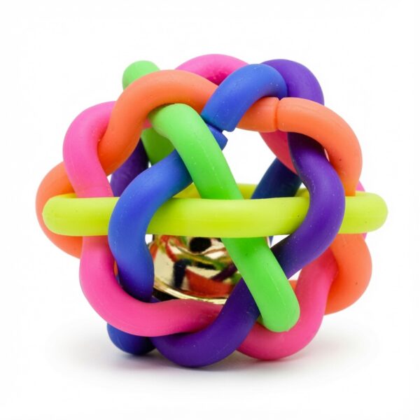 توپ بازی سگ مدل رنگارنگ سایز لارج Colorful Dog Play Ball Size L