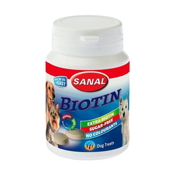 قرص بیوتین سگ سانال Sanal Tablet Biotin وزن 75 گرم