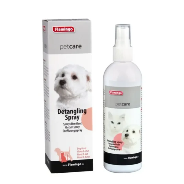 اسپری گره باز کن مو سگ فلامینگو  Flamingo Petcare Detangle Spray حجم 175 میلی لیتر