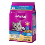 غذای خشک گربه ویسکاس ضد گلوله مویی با طعم مرغ و ماهی تن Whiskas Hairball Care Cat Food وزن 1.1 کیلوگرم