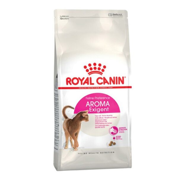 غذای خشک گربه رویال کنین Royal canin aroma exigent dry cat food وزن 2 کیلوگرم