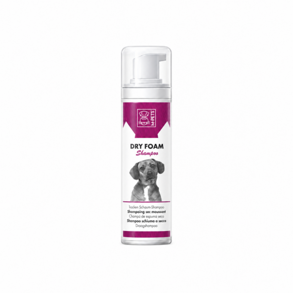 شامپو فوم سگ ام‌پتس مدل M-Pets Dry Foam Shampoo for Dogs حجم 230 میلی لیتر