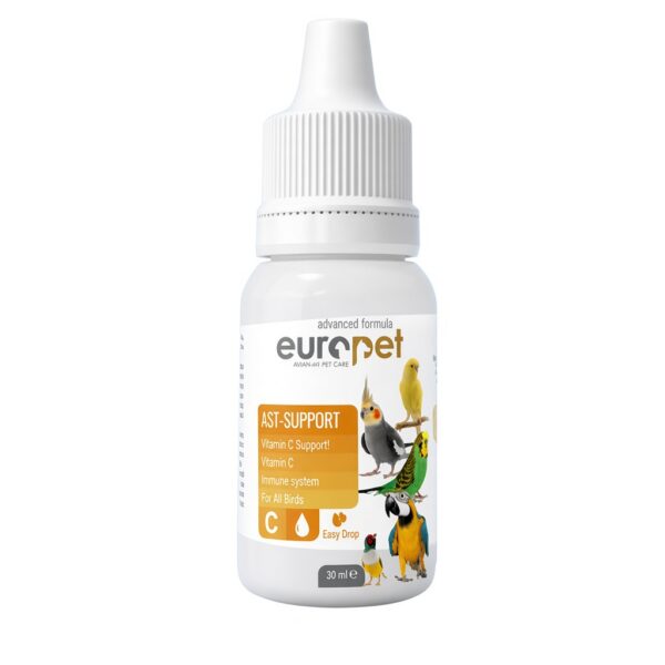 قطره و مکمل ضد سرماخوردگی مخصوص پرندگان یوروپت Europet Bird Cold Care Drops حجم ۳۰ میلی‌لیتر