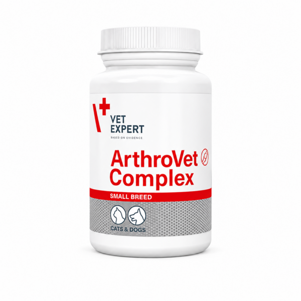 مکمل مفاصل و استخوان سگ های نژاد کوچک و گربه وت اکسپرت Vet Expert ArthroVet Complex Small breeds بسته 60 عددی