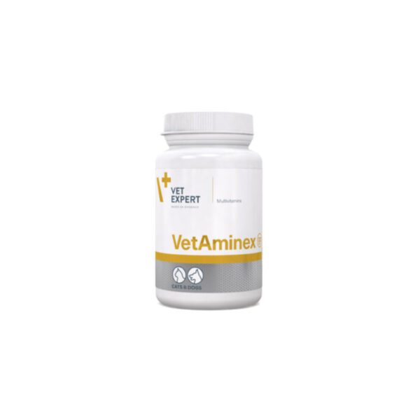 قرص مکمل ویتامین و مینرال سگ و گربه وت اکسپرت Vet Expert VetAminex بسته 60 عددی