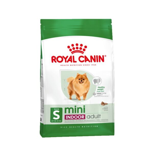 خرید غذای خشک سگ نژاد کوچک رویال کنین Royal Canin Mini Indoor Adult وزن 1.5 کیلوگرم