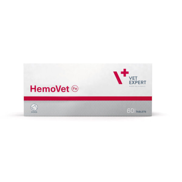 مکمل تقویت خون‌سازی و پیشگیری از کم‌خونی سگ وت اکسپرت Vet expert hemovet dogs تعداد 60 عدد