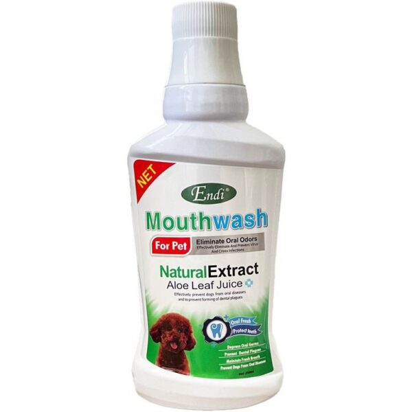 دهان شویه سگ و گربه اندی Endi Pet Mouthwash حجم 300 میلی‌لیتر