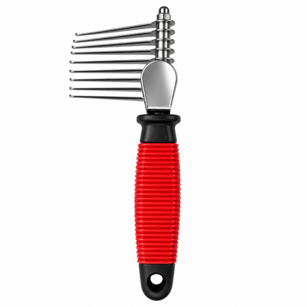گره باز کن موی سگ و گربه Professional Grooming Knot Remover مدل 9 تیغه فولادی