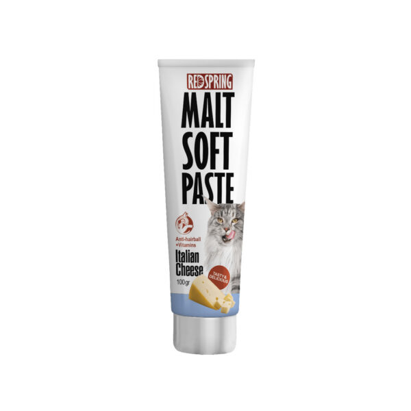 خرید و قیمت خمیر مالت گربه رد اسپرینگ با طعم پنیر Red Spring Malt Soft Paste Cheese Flavour وزن 100 گرم