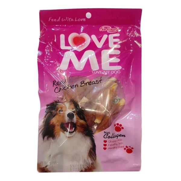 تشویقی دورپیچ مدادی سگ لاومی با طعم مرغ Love Me Stick Dog Treat With Chicken Flavor تعداد 7 عدد